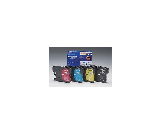 ブラザー インクカートリッジ お徳用4色パック LC11-4PK 1パック(ご注文単位1パック)【直送品】
