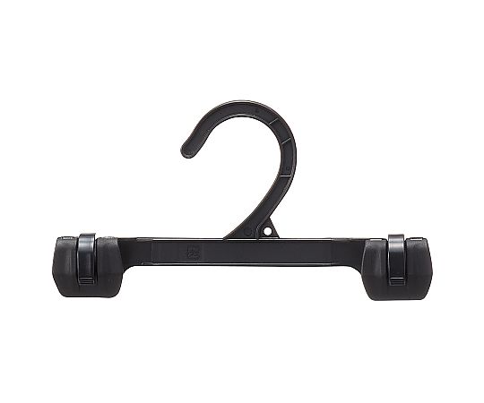 アズワン プラスチック製ボトムハンガー 黒 W24.5cm 500本 61-799-54-4 1セット（ご注文単位1セット）【直送品】