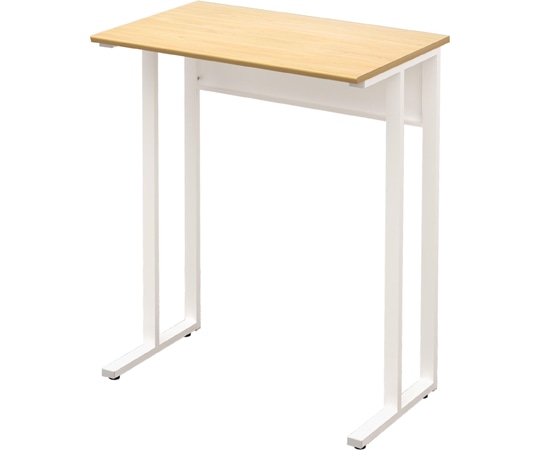 Y2K コンパクトデスク800ハイタイプ 天板:ナチュラル/脚:ホワイト  1台(ご注文単位1台)【直送品】