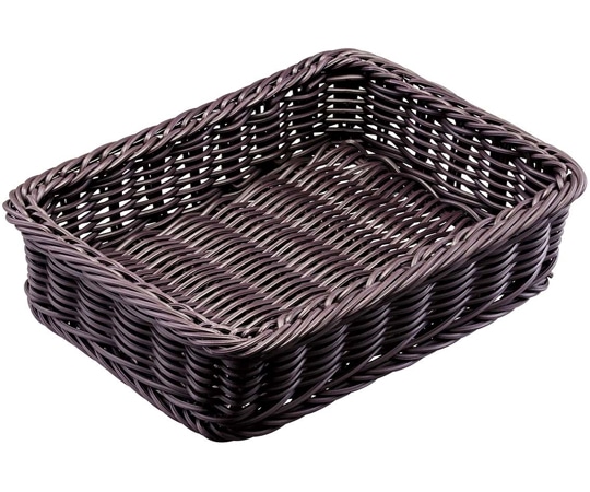 アズワン PP製バスケット ブラック H10cm 61-810-36-4 1個（ご注文単位1個）【直送品】