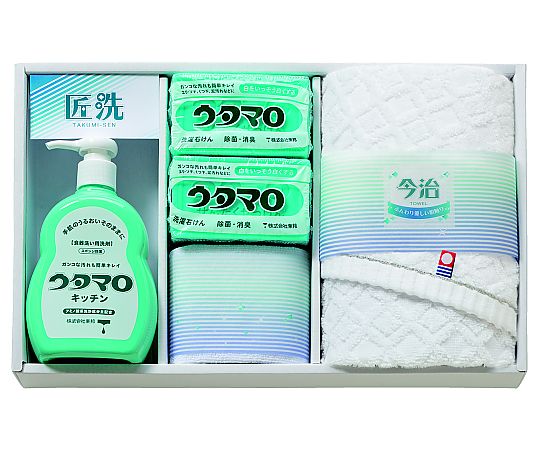 アズワン 匠洗 石鹸・キッチン洗剤ギフト UTA-255A 1セット(ご注文単位1セット)【直送品】