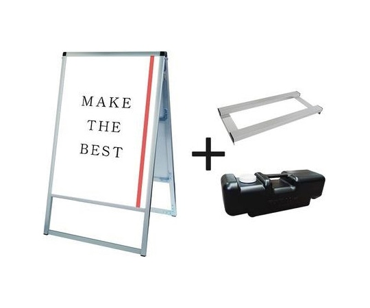 常磐精工 バリウススタンド看板LED B1両面 ウエイトアーム・水タンクセット VASKLED-B1R-3SET 1個（ご注文単位1個）【直送品】