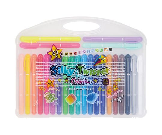 ヤマト(文具) カラリックスシルキーツイスター 24色 CLST-24 1セット(ご注文単位1セット)【直送品】