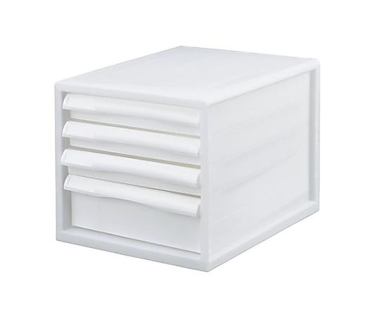 ナカバヤシ 282x344x260mm/浅3・深1段 レターケース(白) EA954JD-63 1個(ご注文単位1個)【直送品】