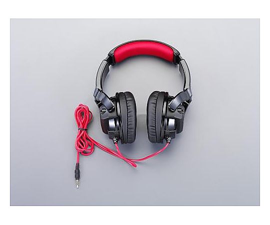 エスコ ステレオヘッドホン EA763BC-36A 1個(ご注文単位1個)【直送品】