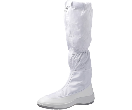 ミドリ安全 男女兼用静電作業靴 エレパスクリーンブーツ NU561 ホワイト 24.0cm NU561-24.0 1足 (ご注文単位1足)【直送品】