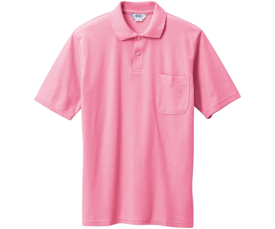 三愛 半袖ポロシャツ ピンク L 7900 1着（ご注文単位1着）【直送品】