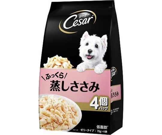 マースジャパンリミテッド シーザーフックラ 蒸しササミ 70g×4袋 CPM1 1パック（ご注文単位1パック）【直送品】