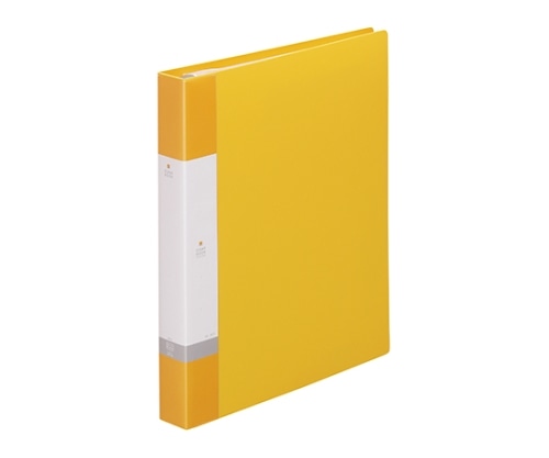 LIHITLAB リクエスト クリヤーブック<ポケット交換タイプ> 5黄 G3802 G3802-5 1冊(ご注文単位1冊)【直送品】