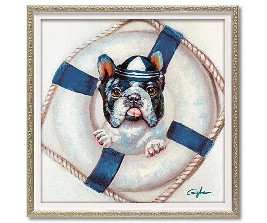 ユーパワー オイル ペイント アート｢シーマン ドッグ(Sサイズ)｣ OP-07033 1個（ご注文単位1個）【直送品】