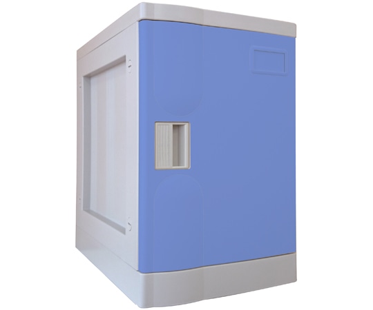 宮成製作所 プラボックス Mサイズ ブルー 鍵なし ベース付 PB-KMB1 1台(ご注文単位1台)【直送品】