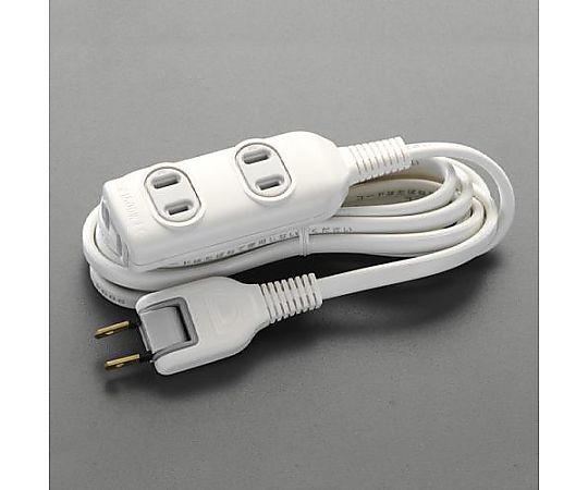 エスコ AC125V/15Ax 1m タップ(3口) EA815GL-51 1個(ご注文単位1個)【直送品】