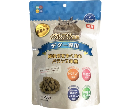 ハイペット グルフリ生活 デグー専用 200g  1袋（ご注文単位1袋）【直送品】