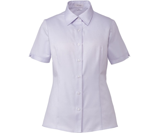 カーシーカシマ ENJOY 半袖ブラウス FINE KERSEY ラベンダー 17号 ESB594 1枚（ご注文単位1枚）【直送品】