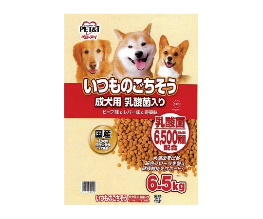 ペットアイ いつものごちそう 成犬用 乳酸菌 6.5kg  1個（ご注文単位1個）【直送品】