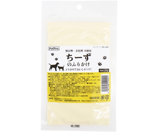 ペットプロジャパン ちーずのふりかけ 27g  1個（ご注文単位1個）【直送品】