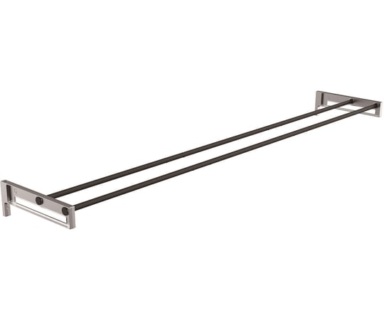 オークス ランドリーホルダー&ポールセット L 2本 シルバー TGS52011SL 1台(ご注文単位1台)【直送品】