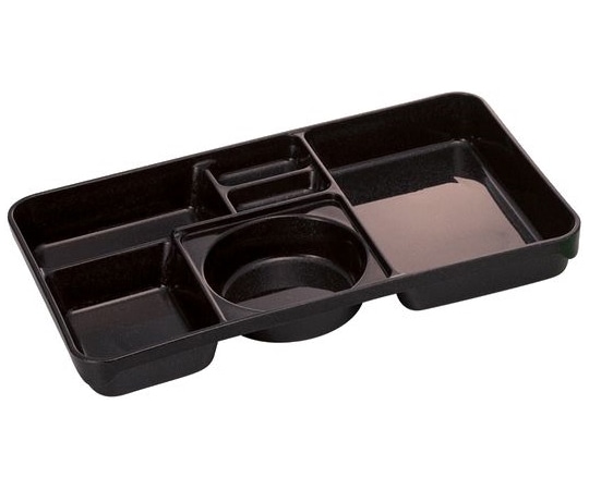 Daiwa 吾妻弁当 本体 蓋セット 黒パール SF-1600 1個(ご注文単位1個)【直送品】