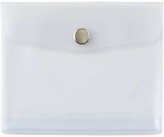 LIHITLAB ALCLEA エンベロープケース カード 【抗菌】 クリヤー F7741-1 1枚(ご注文単位1枚)【直送品】