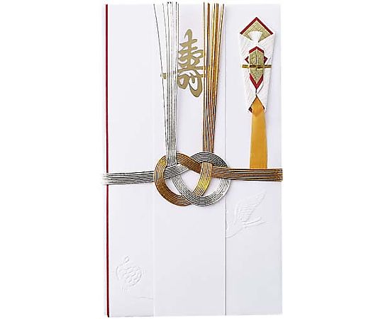 マルアイ 祝儀袋 金銀7本 寿 5枚 キ-941 1パック(ご注文単位1パック)【直送品】