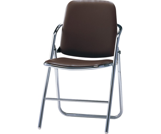 SANKEI(サンケイ) ハイバック折りたたみ椅子 H字脚 ブラウン SCF12-CX 1脚(ご注文単位1脚)【直送品】
