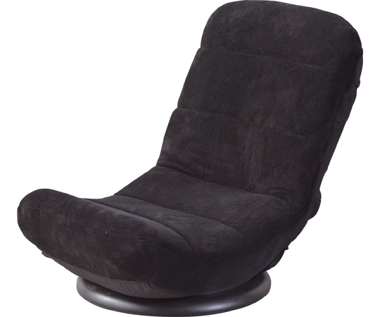 東谷 コンパクト回転チェア ブラック RKC-176BK 1個（ご注文単位1個）【直送品】