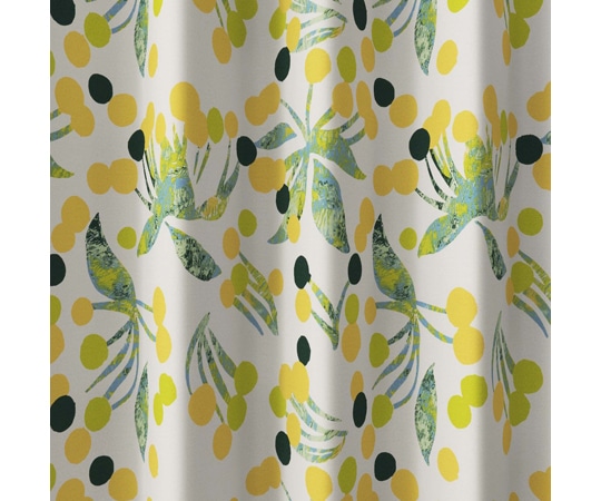 スミノエ 遮光カーテン ポポロ 100×135cm イエロー 1枚入 V1335 1枚(ご注文単位1枚)【直送品】