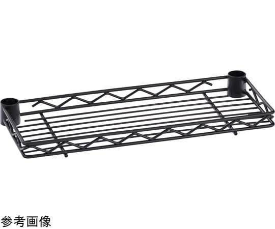 エレクター ベーシックシリーズ ハーフシェルフ 450mm用 ブラック B718B 1枚（ご注文単位1枚）【直送品】