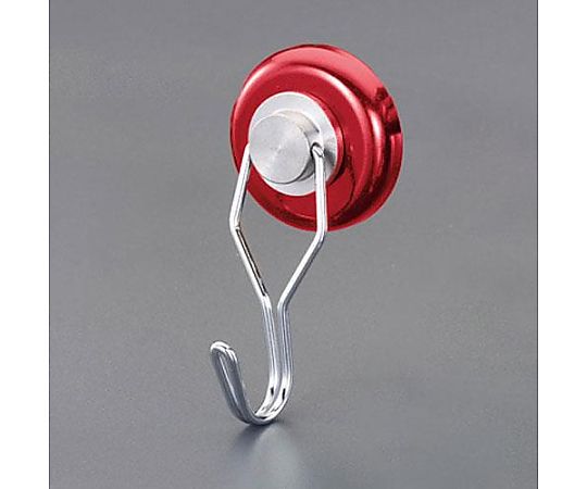 アズワン φ36mm/40kg マグネットフック(スイベル式/赤) EA781ET-82A 1個（ご注文単位1個）【直送品】
