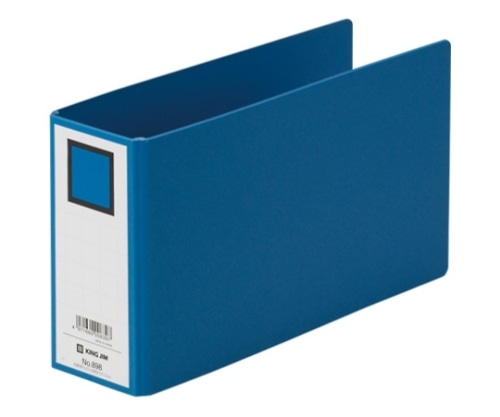 キングジム 伝票用ファイル 青 898 1冊(ご注文単位1冊)【直送品】