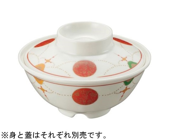 Daiwa 飯碗(蓋) ようらく彩(いろどり) ED-203-YR 1個(ご注文単位1個)【直送品】