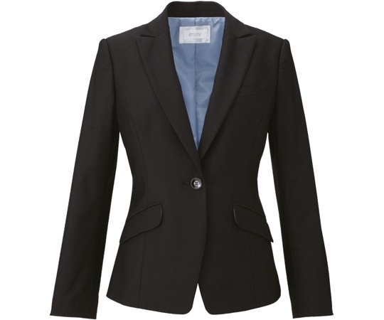 カーシーカシマ ENJOY ジャケット AIR FIT SUITS AIR KNIT WOOL ブラック 7号 EAJ586 1枚（ご注文単位1枚）【直送品】