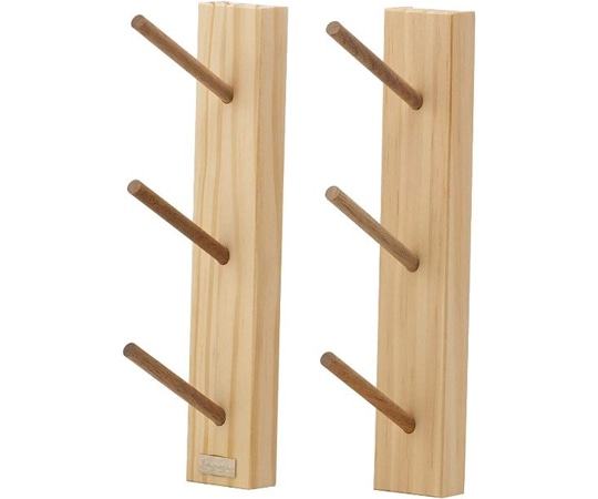 ライフサーブ EASY RAKE for Rod モダンスタイル 3段(無塗装)  1個(ご注文単位1個)【直送品】