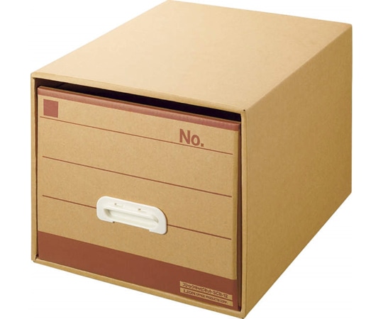 ライオン事務器 ストックキャビネット 文書保存箱(ストックケース) SCB-12 1個(ご注文単位1個)【直送品】