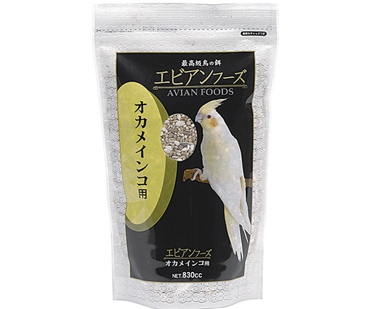 アラタ 最高級鳥の餌 エビアンフーズ オカメインコ用 830cc  1個（ご注文単位1個）【直送品】