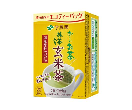 伊藤園 おーいお茶ティーバッグ 抹茶入り玄米茶 20袋 63250 1箱※軽（ご注文単位1箱）【直送品】