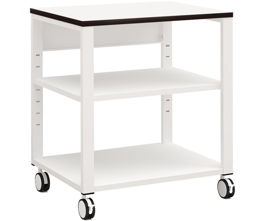 Y2K プリンターテーブル645 ホワイト  1台（ご注文単位1台）【直送品】