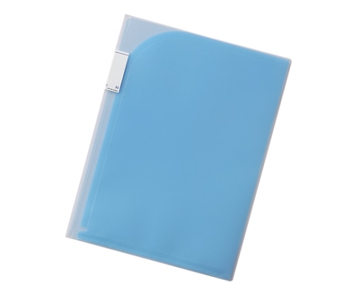 LIHITLAB Avanti 4ポケットホルダー 8青 F-3411 F3411-8 1枚(ご注文単位1枚)【直送品】