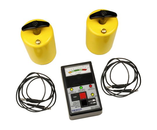 DESCO アナログ表面抵抗測定器セット 19784 1セット (ご注文単位1セット)【直送品】