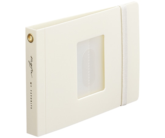 LIHITLAB myfa インスタントフォトコレクションファイル ミニ ミルキーホワイト N3324-0 1冊(ご注文単位1冊)【直送品】