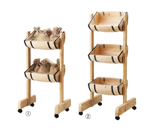 アズワン ハーフバーレルスタンド 3段 61-115-2-2 1台（ご注文単位1台）【直送品】