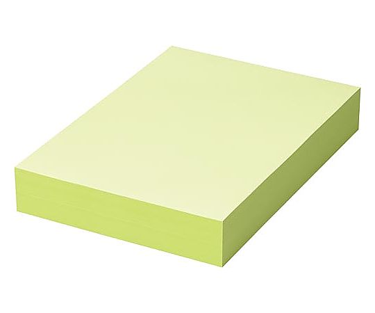 北越コーポレーション カラーペーパーR100 グリーン A4 1冊500枚 オフィスヨウシカラーR100グリーンA4サツ 1冊(ご注文単位1冊)【直送品】