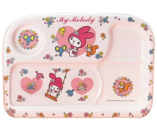 Daiwa 角ランチトレー マイメロディ MC-40-MYM 1個(ご注文単位1個)【直送品】