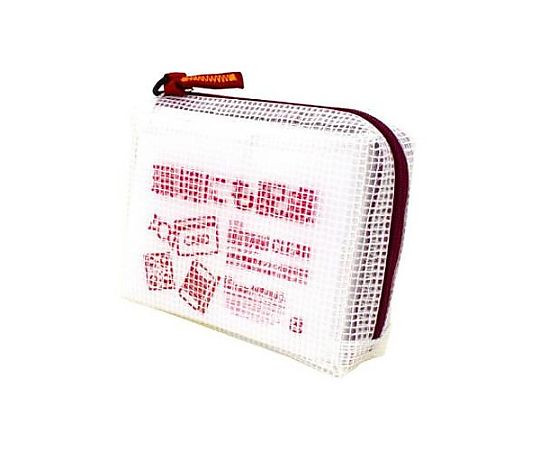 アズワン カード/ 85x120x30mm メッシュケース(レッド) EA762CF-341 1個(ご注文単位1個)【直送品】