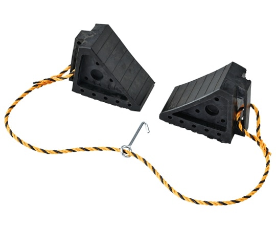 日本緑十字社 タイヤストッパー 乗用車用(2t車迄) タイヤストッパー2 1組(2個入) 120002 1組(ご注文単位1組)【直送品】