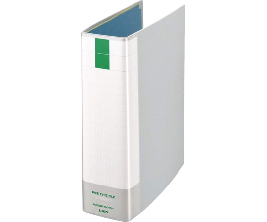 ライオン事務器 パイプ式ファイル両開き〈環境〉 No.763RK(LH) 1冊(ご注文単位1冊)【直送品】