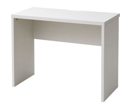 山善(YAMAZEN) シンプルデスク 895mm ホワイト CSD-7090(JW) 1台(ご注文単位1台)【直送品】