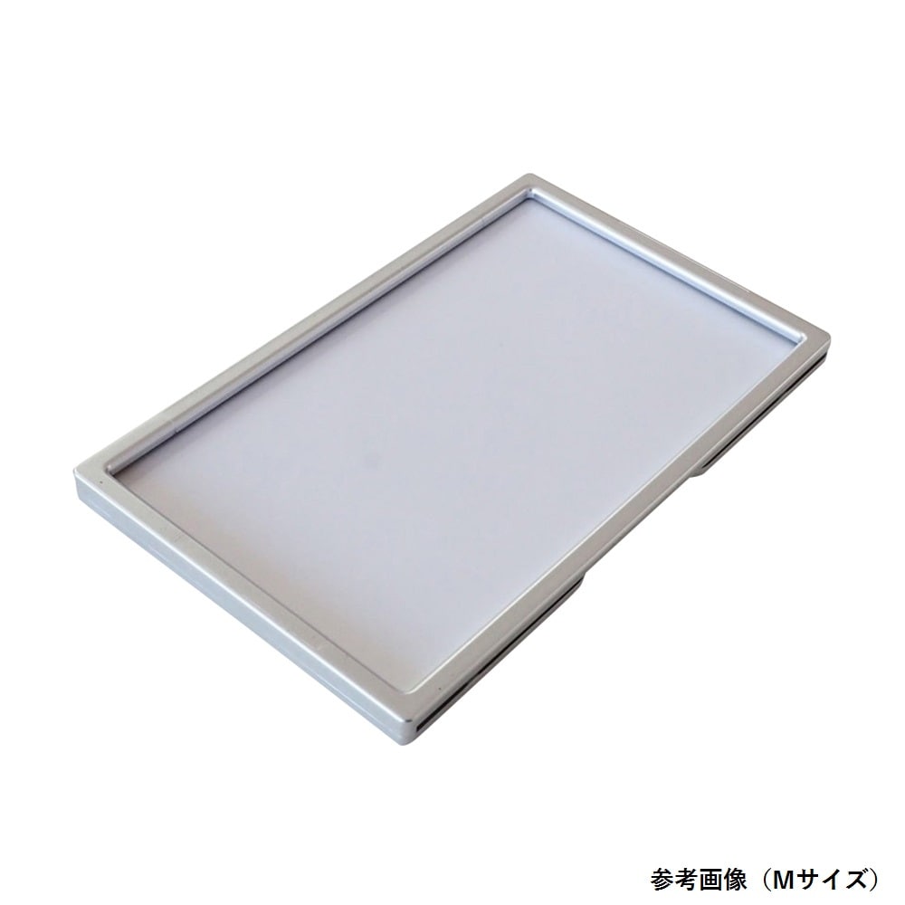 宮成製作所 ラベルプレート マットメタリック S 両面テープ 1袋(10個入)  1袋(ご注文単位1袋)【直送品】