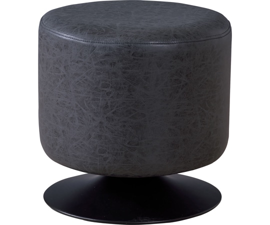 東谷 ローテ 回転スツール ブラック PC-505BK 1個（ご注文単位1個）【直送品】