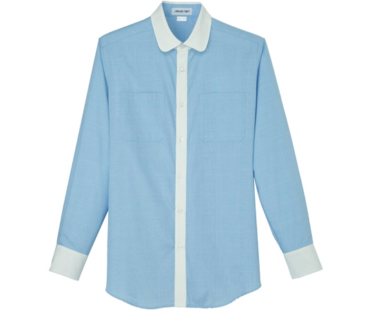 カーシーカシマ AMUS-NET 長袖シャツ ブルー SS AWY264 1枚（ご注文単位1枚）【直送品】